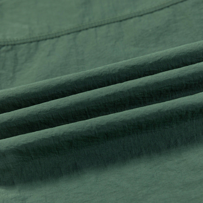 Ice Silk Straight Loose Multi-pocket Casual Quick-drying Hiking Long Pants